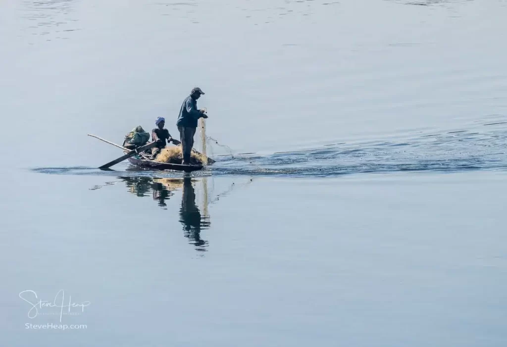 Fishing in the Nile River