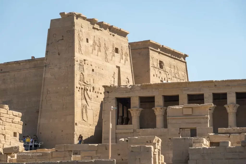 Philae Temple on an island in the lake formed by the Aswan High Dam