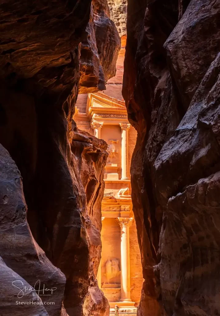 The Treasury at the end of the As Siq part of the trail