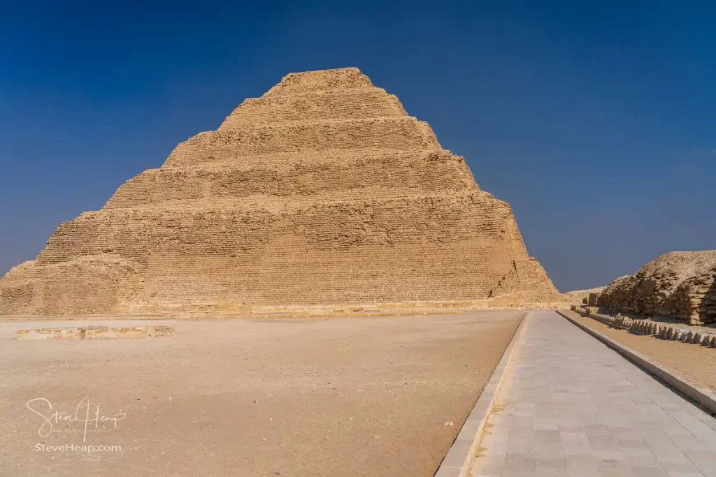 The step pyramid of Djoser