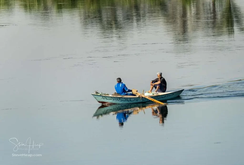 Crossing the River Nile in the section between Luxor and Qena