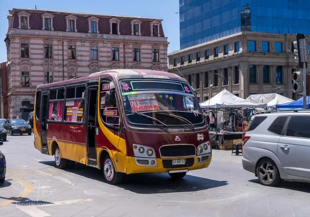 Local 703 bus or coach to Washington in Sotomayor Square